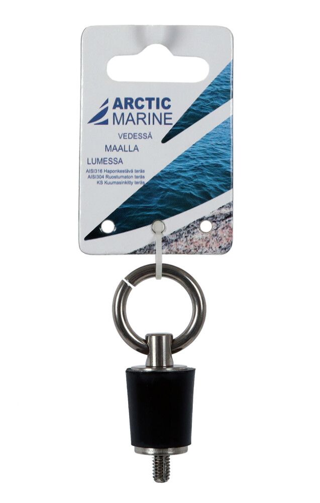 Äravoolupistik Multimarine AISI316 must 22 mm