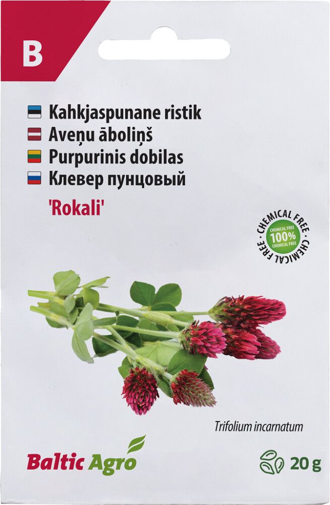 Kahkjaspunane ristik Baltic Agro