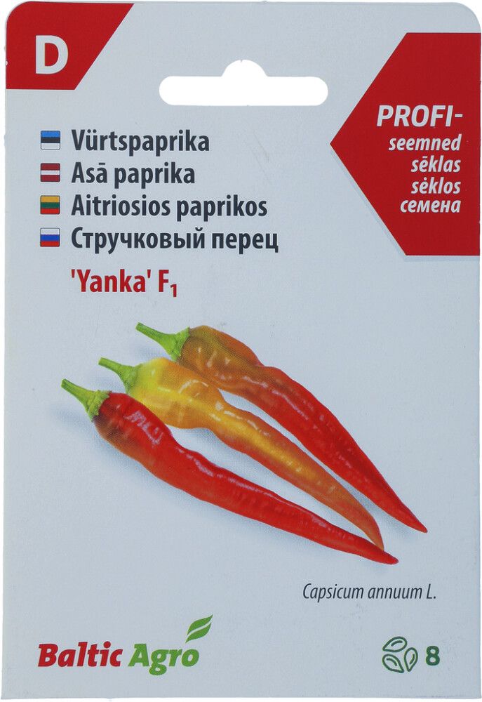 Tšillipaprika ‘Yanka’ F1