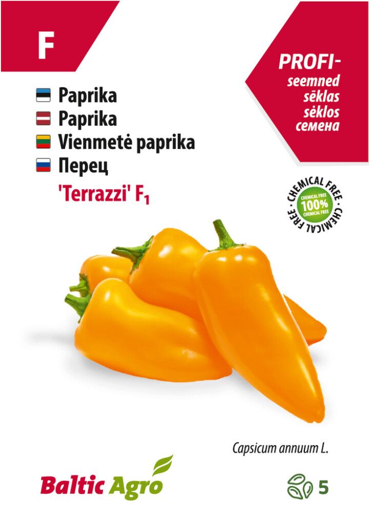 Minipaprika Baltic Agro ‘Terrazzi’ F1