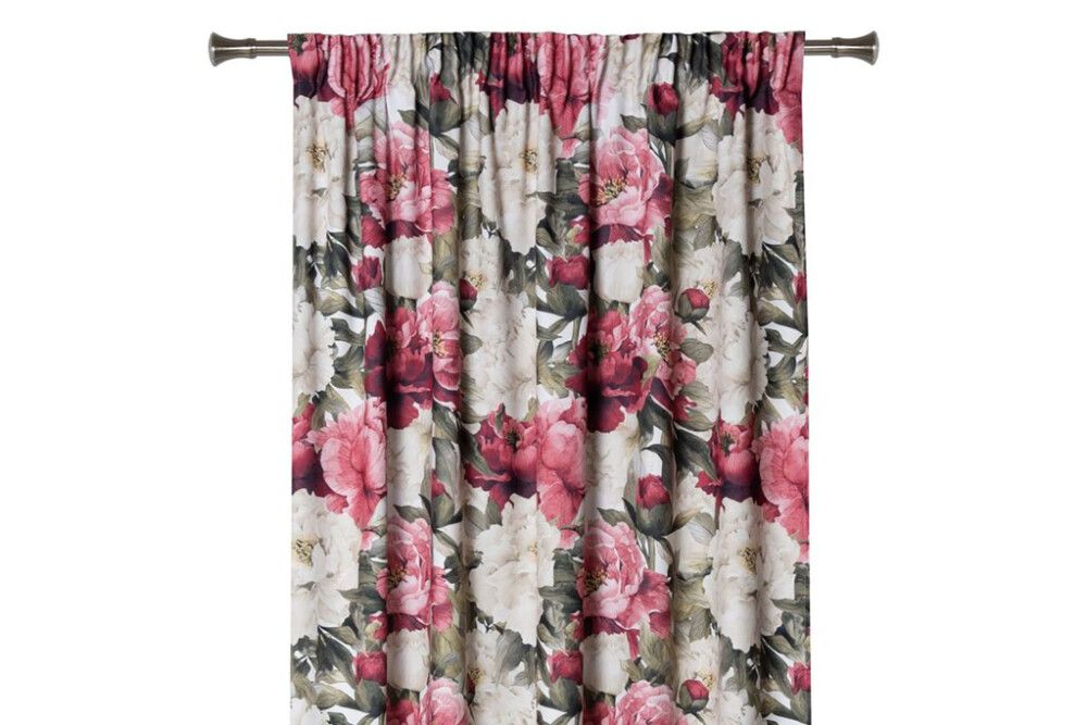 Kardin Pivoine 140 x 260 cm, floral