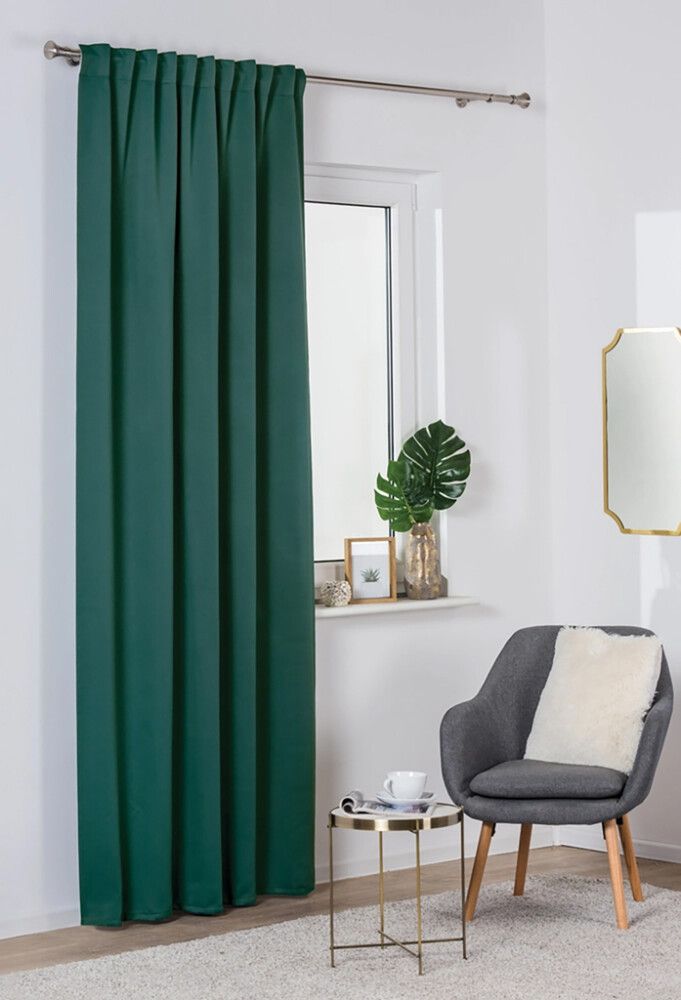 Kardin Eclipse 140 x 260 cm, hall Tumeroheline