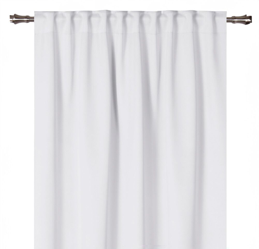 Kardin Eclipse 140 x 260 cm, hall Valge