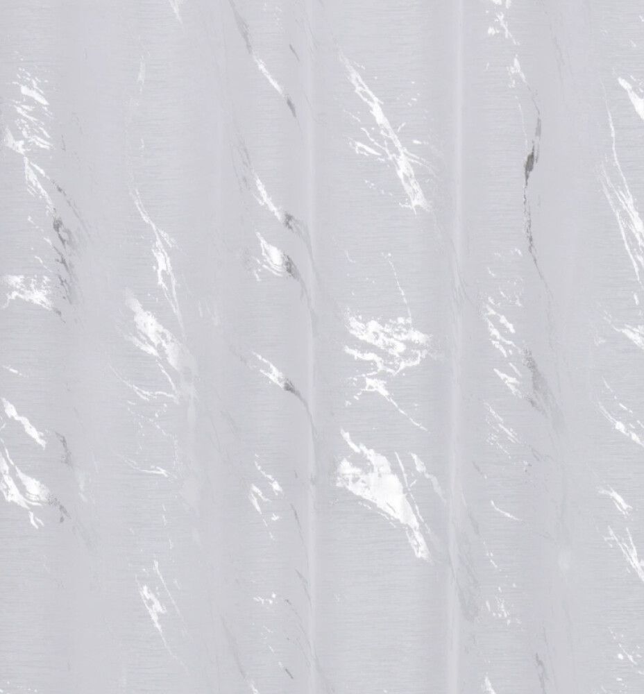 Kardin Storm 140 x 160 cm, valge/hõbe