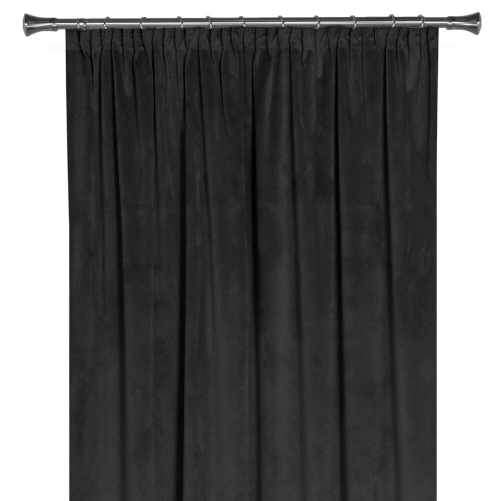 Kardin Velutto 140 x 260 cm, must