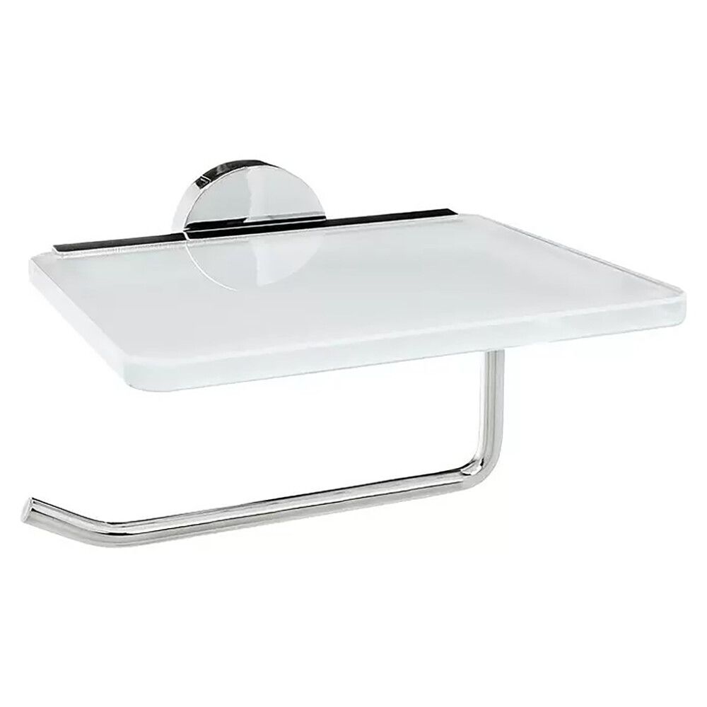 WC-paberihoidja Camargue Paris klaashoidikuga, kroom/klaas