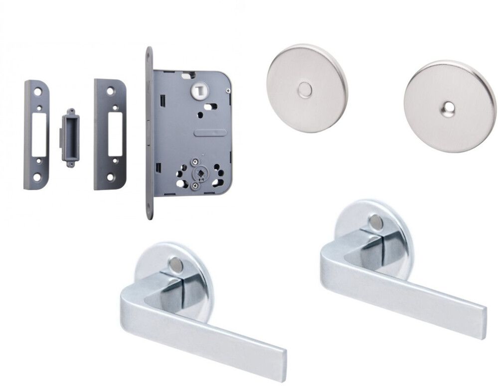 Magnetluku komplekt pimekilbiga Valnes kroom