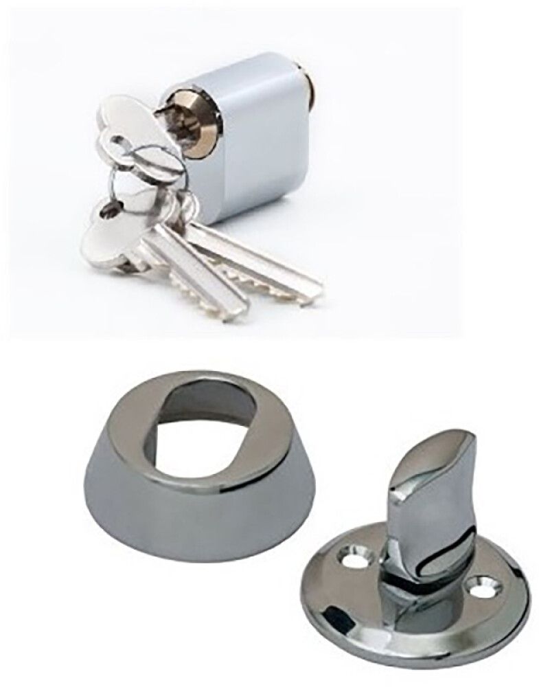 Südamiku komplekt Valnes kroom 13 mm