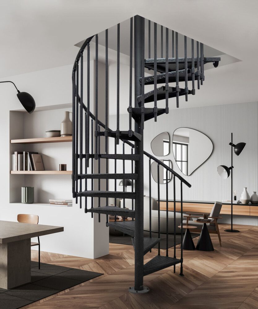 Keerdtrepp Atrium Heavy Metal must 169 cm