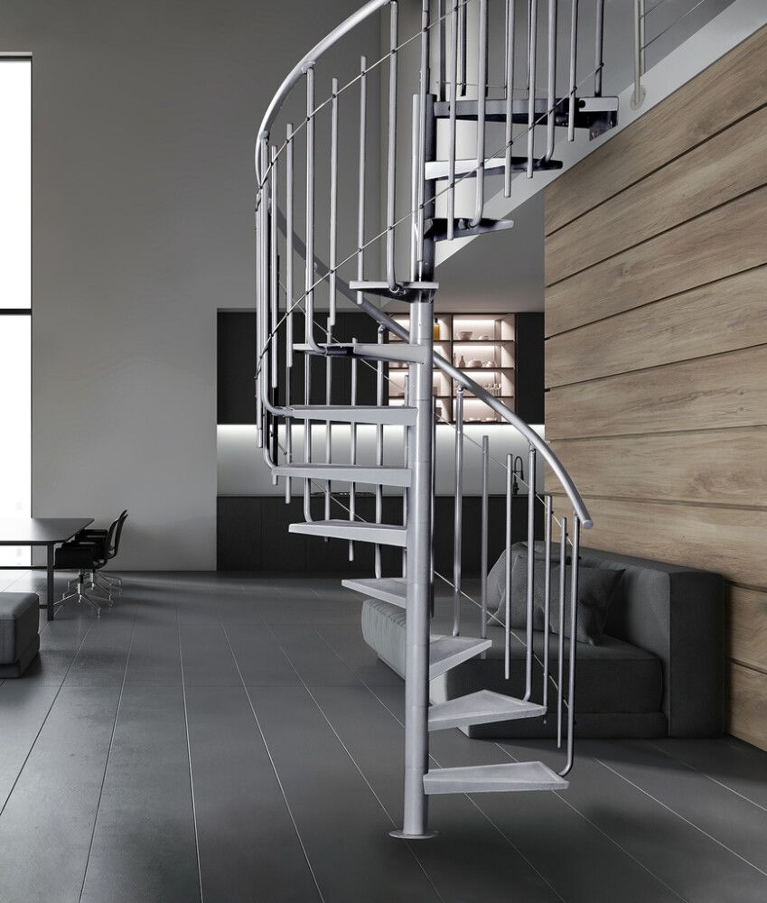 Keerdtrepp Atrium Solo Vertical metall 120 cm Hall