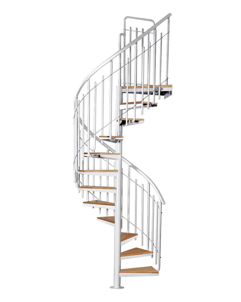 Keerdtrepp Atrium Solo Vertical metall/pöök 120 cm