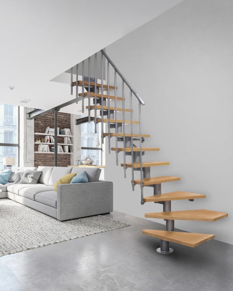 Trepp Atrium Dixi Plus Vertical lepp 70 cm Hall