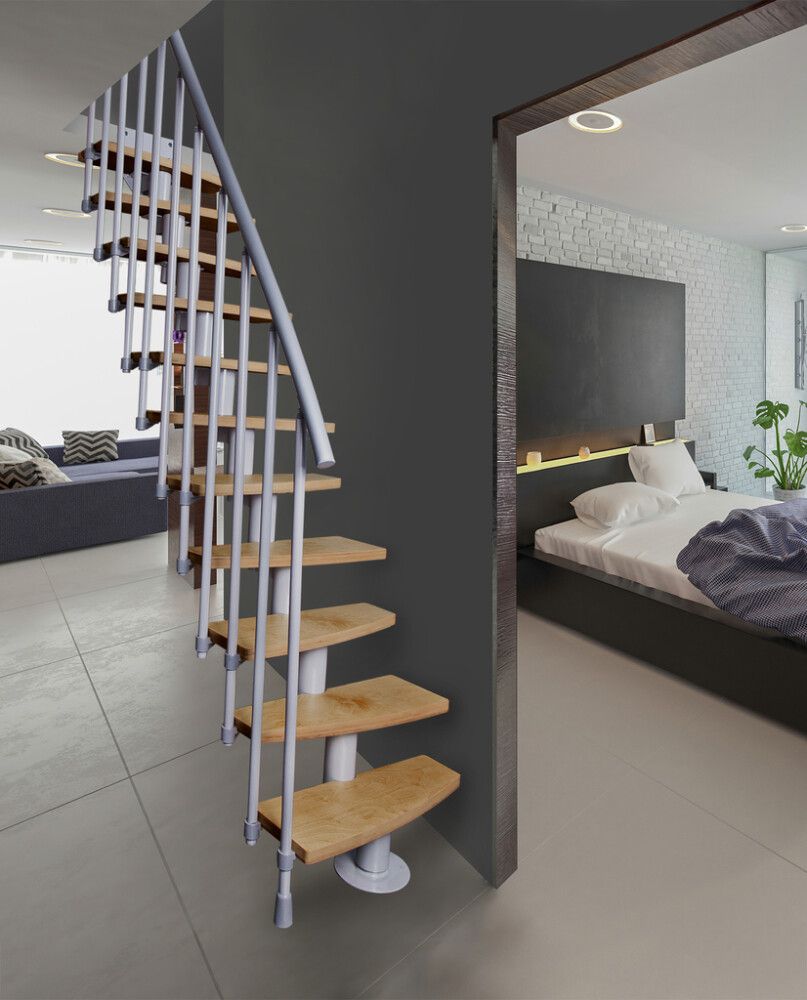 Trepp Atrium Mini Plus Vertical pöök  60 cm Hall