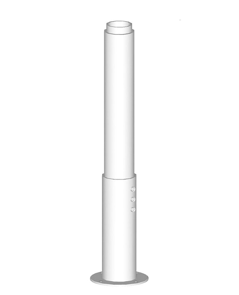 Trepi tugipiilar Atrium Dixi valge RAL9003