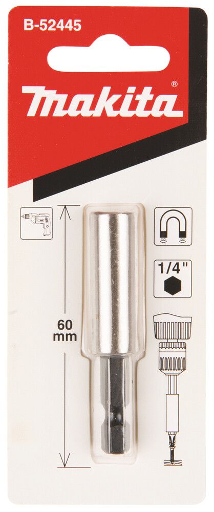 Otsikuhoidja Makita 1/4" 60 mm magnetiga