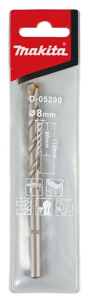 Kivipuur Makita 8 mm