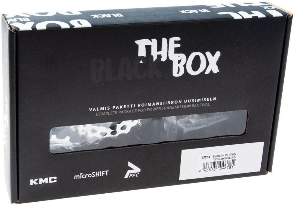 Kett BlackBox KMC Z8 ja kassett CS-H071 7 käiku