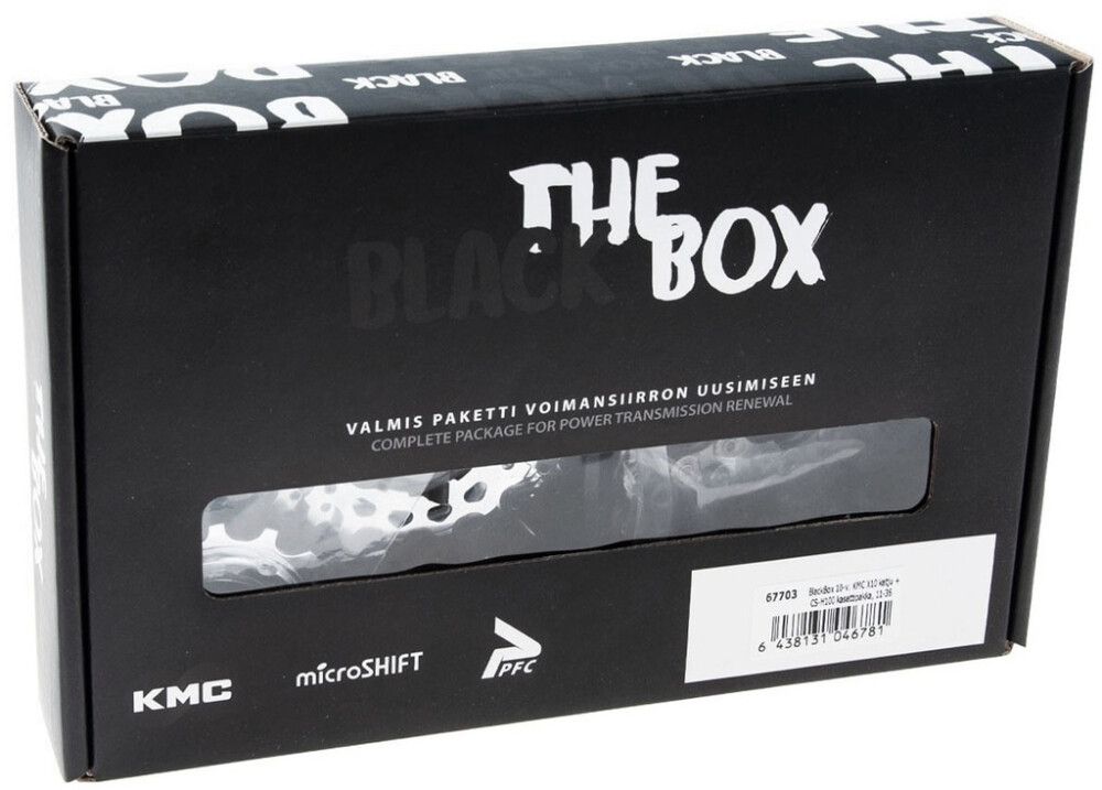 Kett BlackBox KMC Z8 ja kassett CS-H081 8 käiku