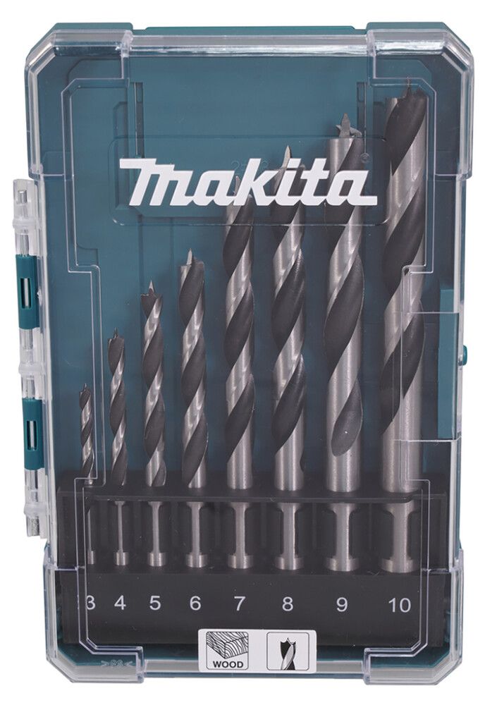 Puidupuuride komplekt Makita D-77257 8-osaline