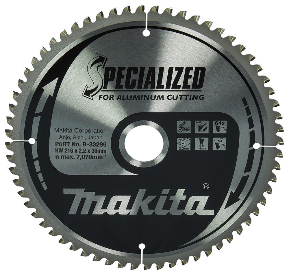 Saeketas Makita B-33299 Z-64  Ø 216 x 30 x 2,2 mm