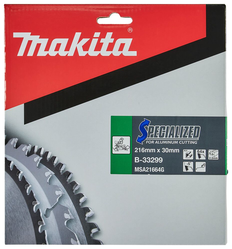 Saeketas Makita B-33299 Z-64  Ø 216 x 30 x 2,2 mm