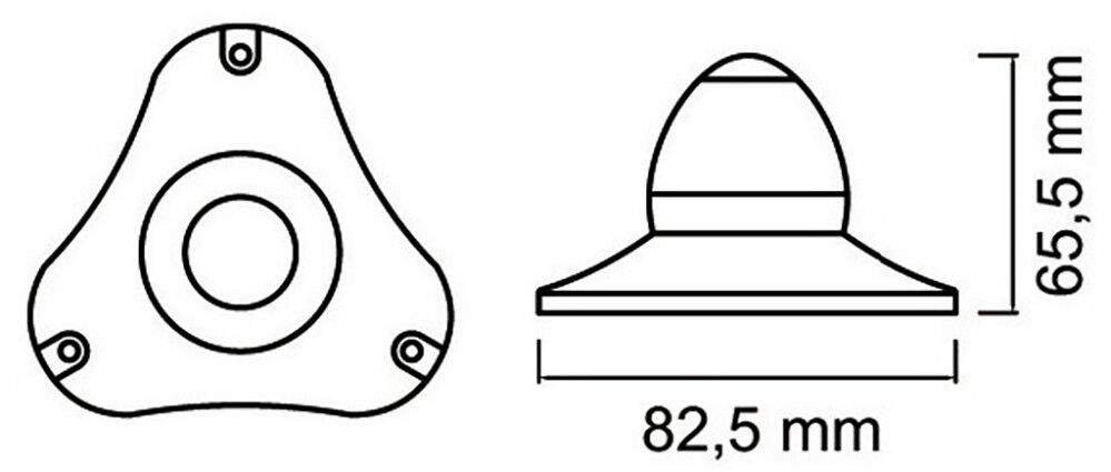 Ankrutuli Osculati LED Sphera II must