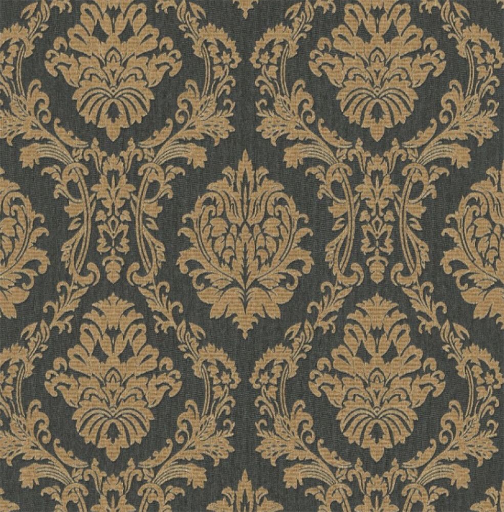 Fliistapeet Erismann Versailles 10288-15, must/kuldne