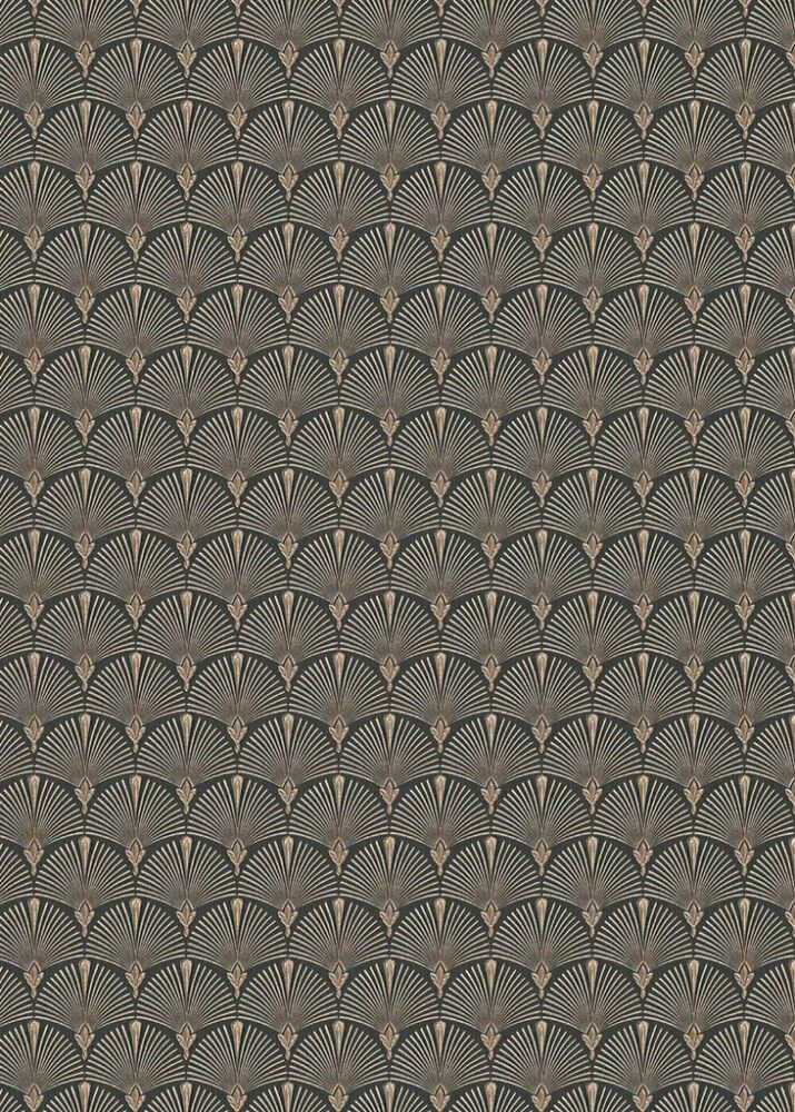 Fliistapeet Erismann Versailles 10346-15, must/kuldne