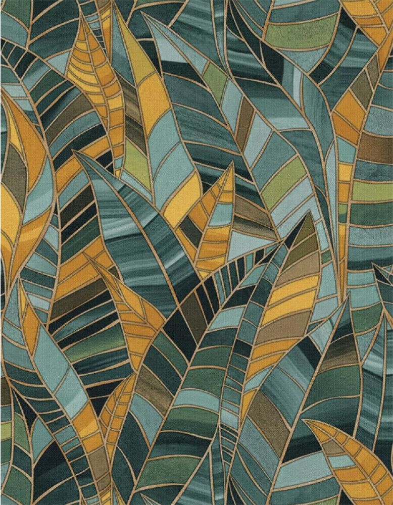 Fliistapeet Serenada 10446-19, lehed sinine