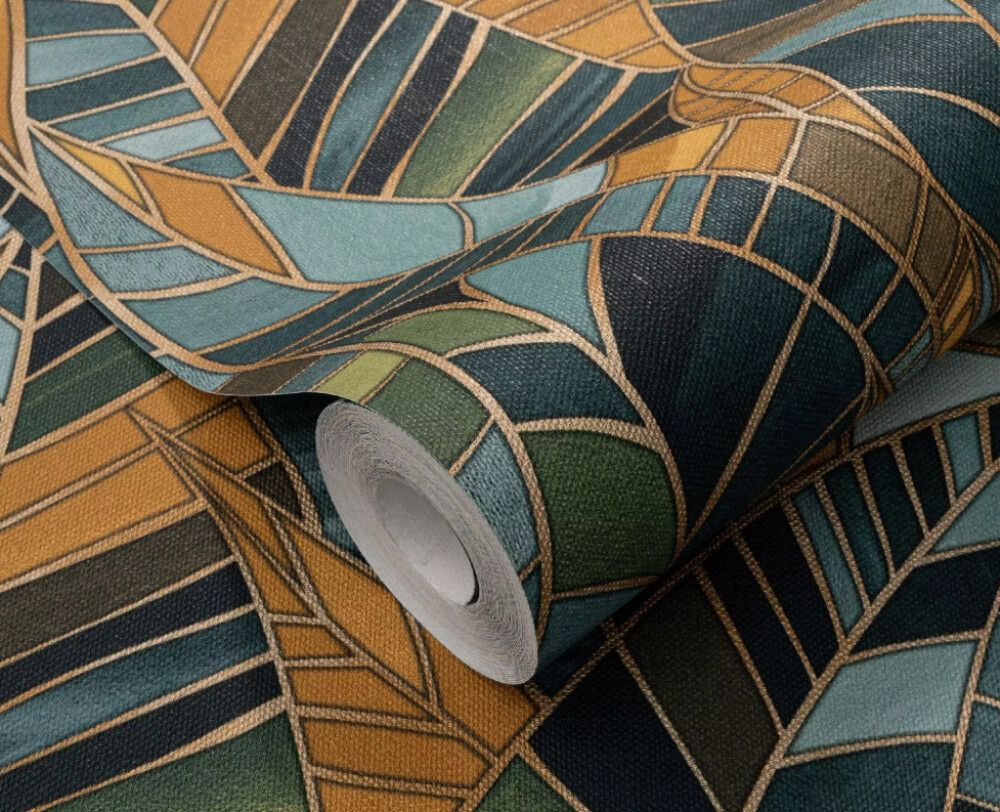 Fliistapeet Serenada 10446-19, lehed sinine