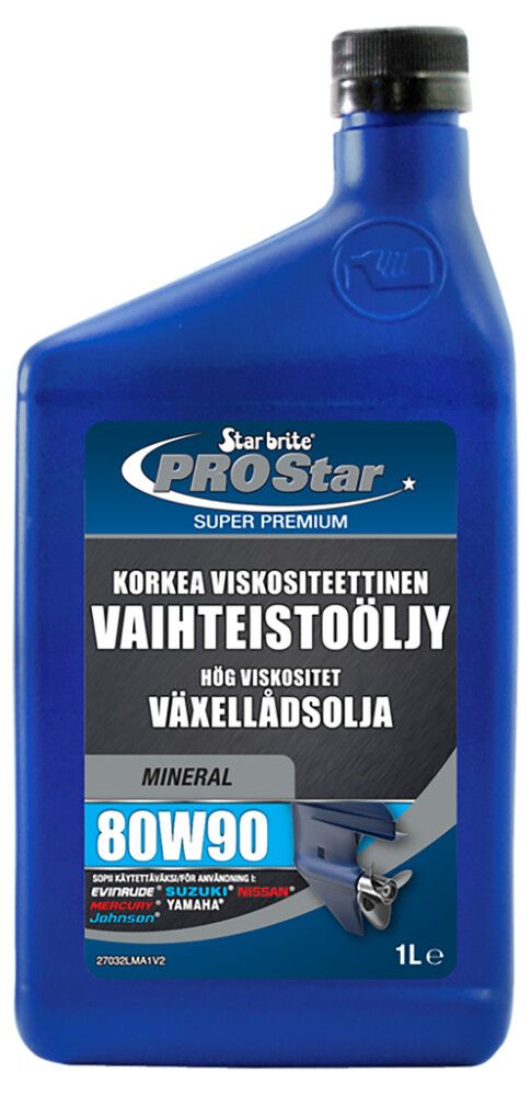 Käigukastiõli Star brite 80W90 mineral 1 l