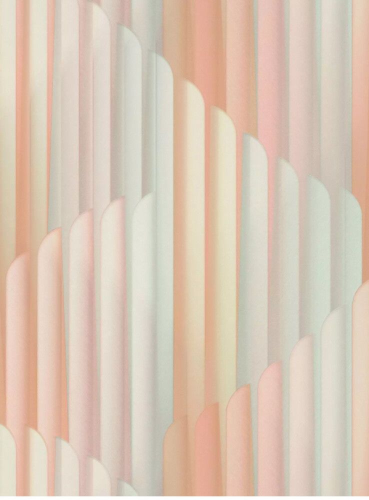 Fliistapeet Cascade 10471-05, graphic pink