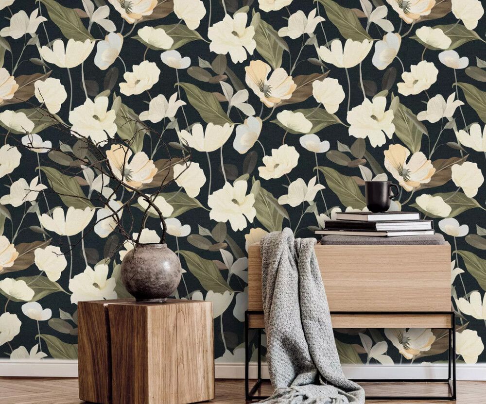 Fliistapeet Fairy Blosom 10508-15, tulp tume