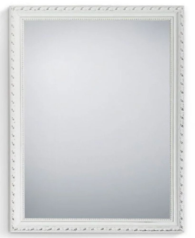 Peegel Loreley 34 x 45 cm, valge