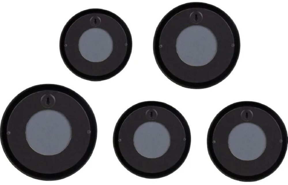 Peeglikomplekt Lia 5 tk/pk, must