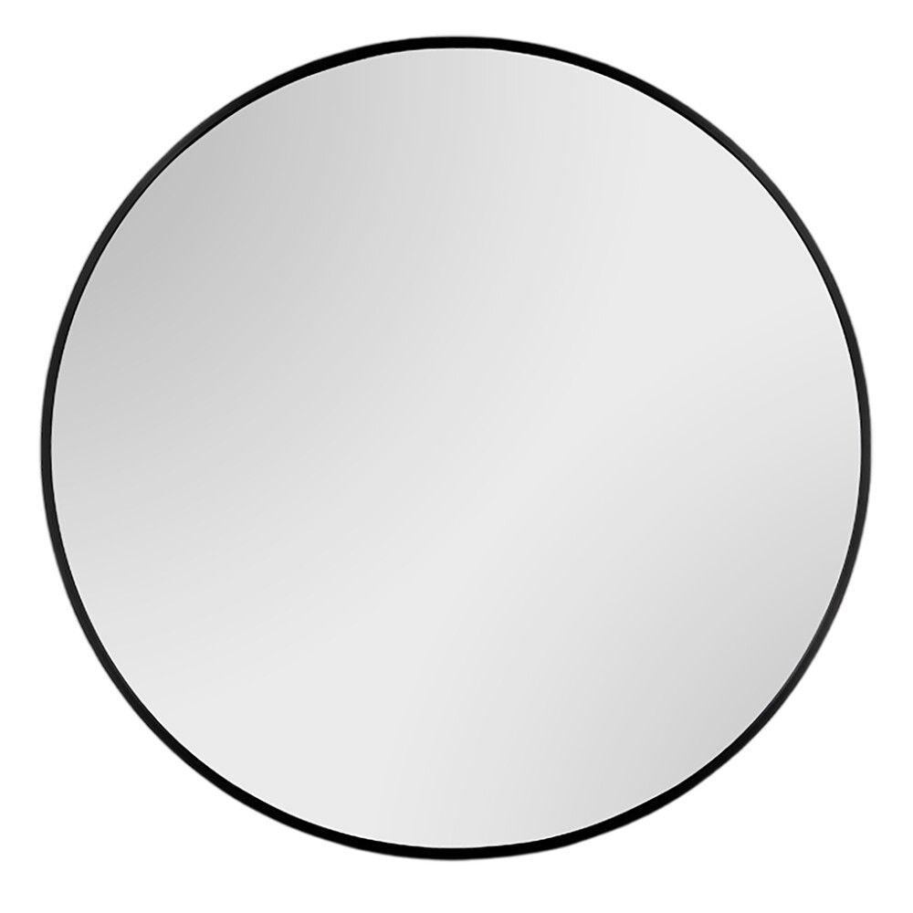 Peegel Britt Ø 70 cm, must