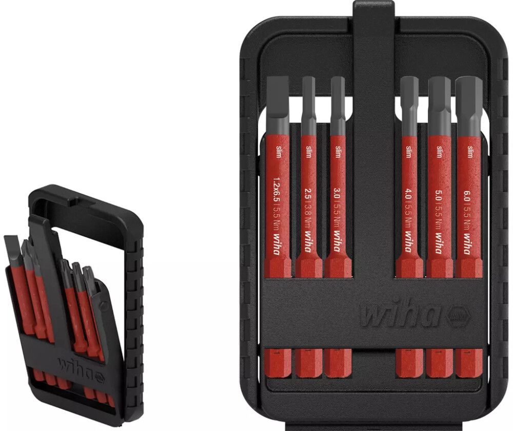 Kruvikeeraja komplekt Wiha SlimFit 6-osaline