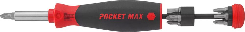 Otsikuhoidjaga kruvikeeraja Wiha PocketMax® 8-osainen