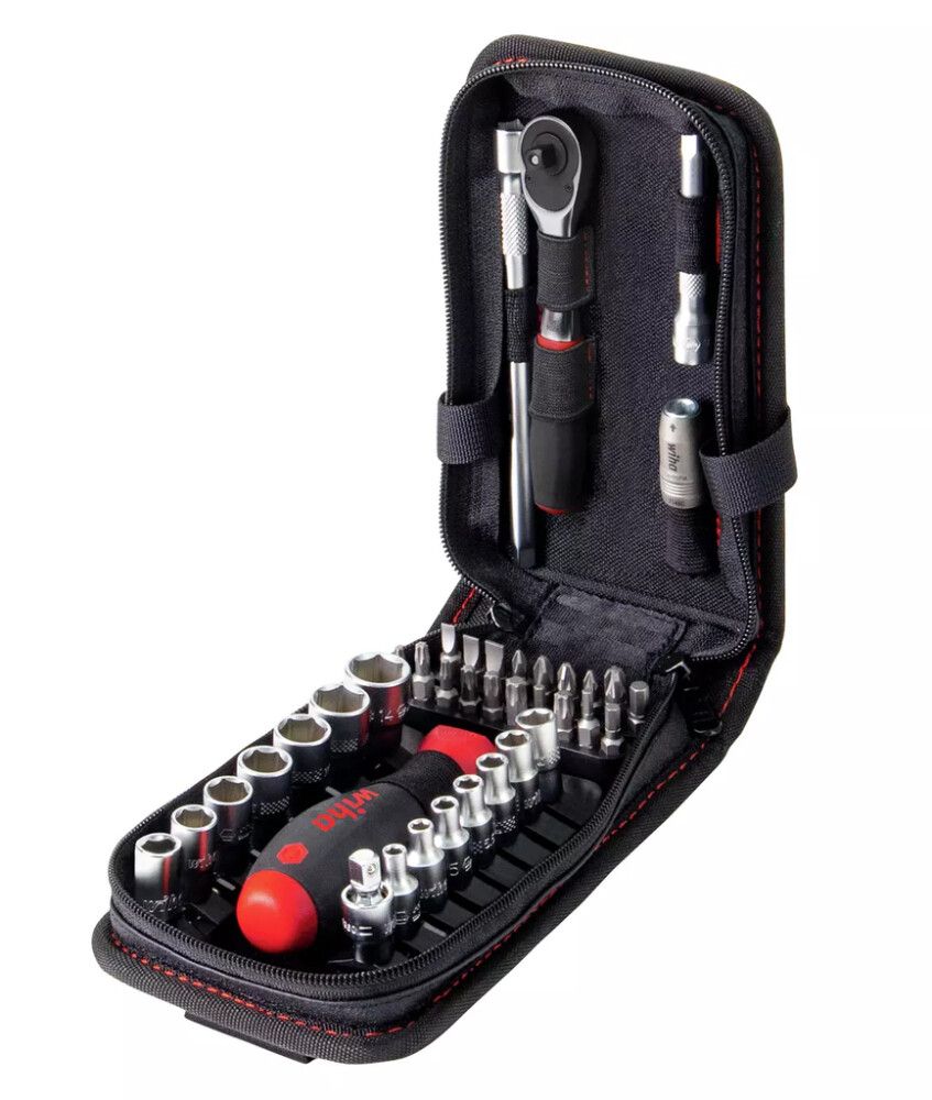 Padrunvõtmete komplekt Wiha 1/4''  41-osaline