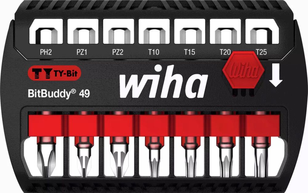 Otsikute komplekt Wiha BitBuddy® TY-otsik 7-osaline