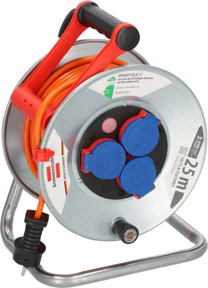 Kaablitrummel Brennenstuhl®Garant S AT-N05V3V3-F 3G1,5 IP44 - 25 m