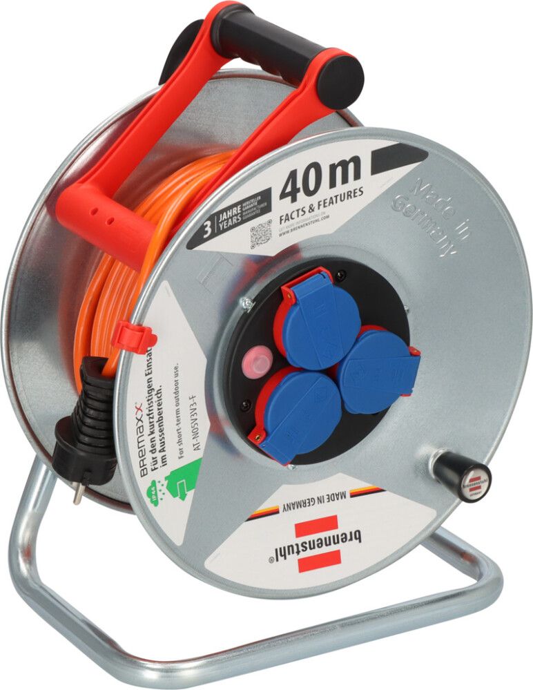 Kaablitrummel Brennenstuhl®Garant S AT-N05V3V3-F 3G1,5 IP44 - 40 m