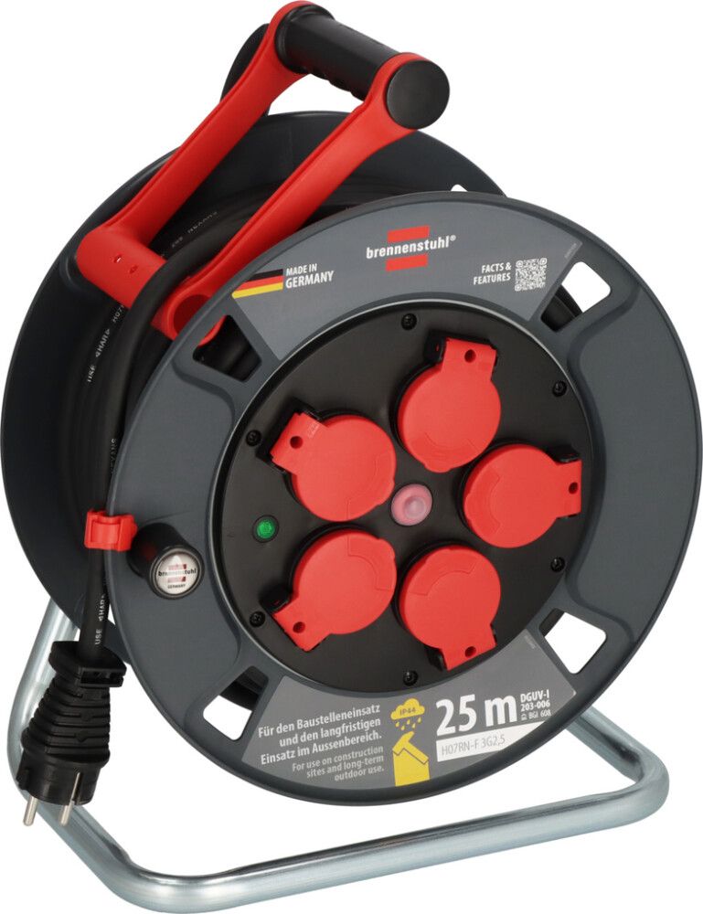 Kaablitrummel Brennenstuhl®Professional H07RN-F 3G2,5 IP44 - 25 m