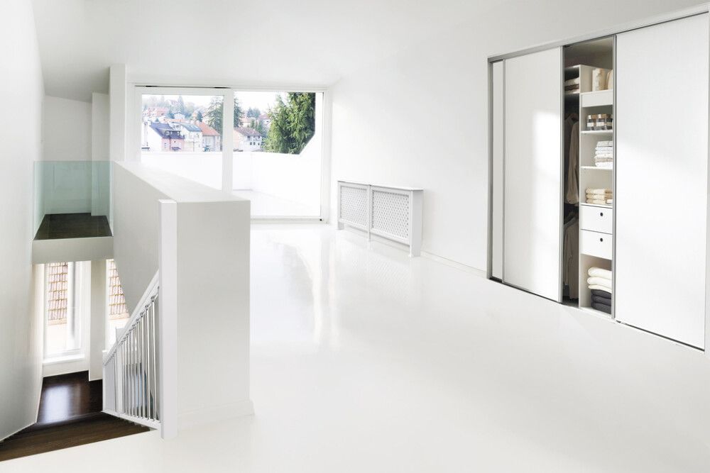 Liuguksed Lundbergs 1200 x 2318 mm, valge