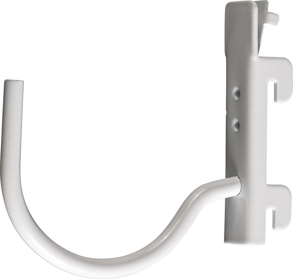 Riputuskonks 75,4 x 13,8 x 61,5 mm 2 tk valge