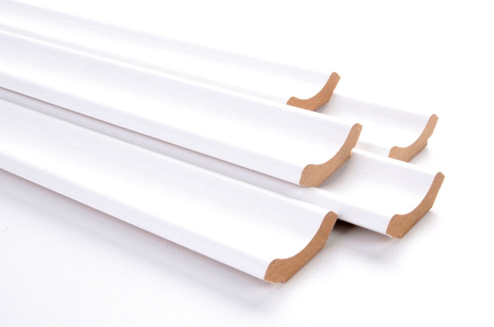 Sisenurgaliist Maler Smart MDF valge kask, 30 x 30 x 2750 mm