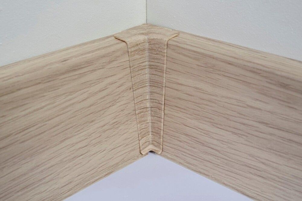 Põrandaliistu sisenurk PVC Alcanta Oak 22 x 75 mm