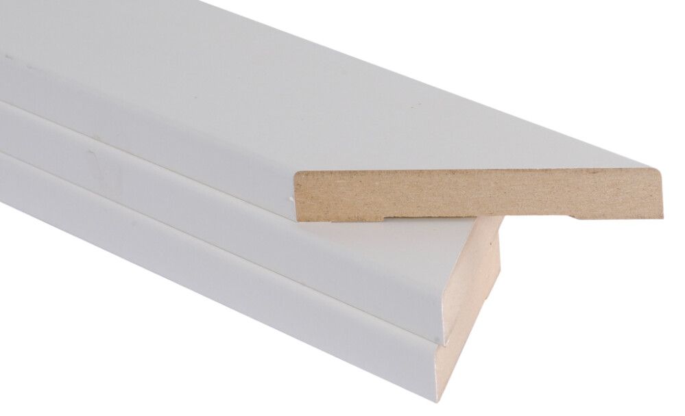 Uksepiirdeliist MDF E0 12 x 58 x M9 valge