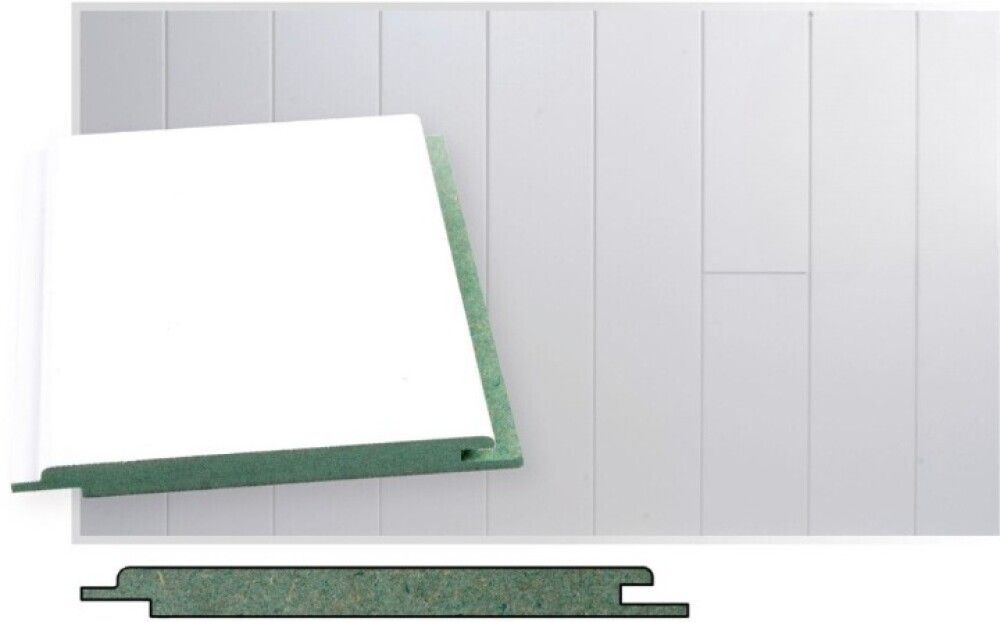 Laepaneel Maler SPA MDF valge 8 x 120 x 1890 mm