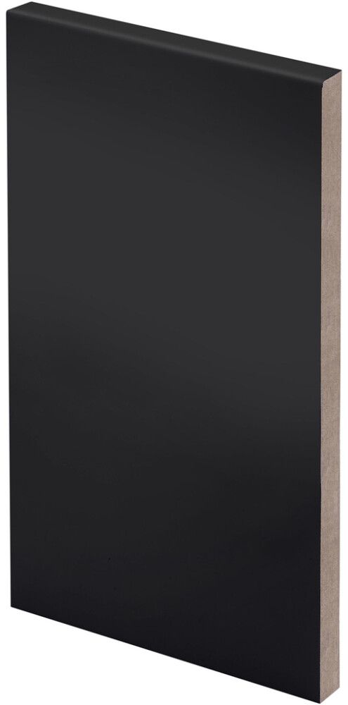 Katteliist Maler MDF mel must 12 x 250 x 2400 mm